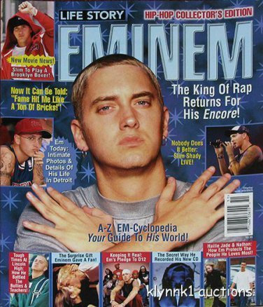 Eminem Life Story Magazine Celebrity Collectible February 2005