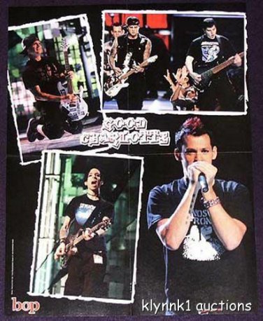 Good Charlotte Benji Joel 2 POSTERS Centerfolds Lot 383A Hilary Duff on the back