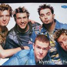 NSync Poster Centerfold Collectible 728A  Aaron Carter on the back