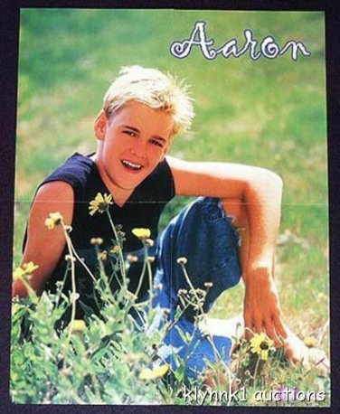 Aaron Carter Poster Centerfold 758A  Eminem on the back
