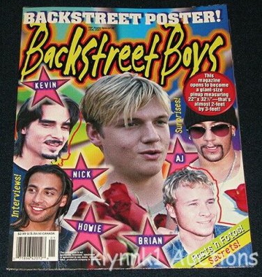 Backstreet Boys Poster Centerfold 3546A Nick Carter Kevin AJ Brian Howie