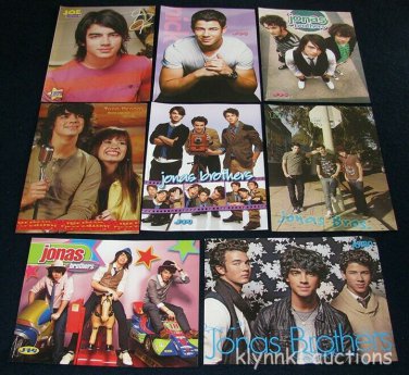 Nick Jonas Brothers Joe Kevin 8 Full page Magazine clippings Pinups Lot J325