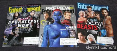 Entertainment Weekly 3 Magazines Sexy Beasts X-Men Wolverine  lot EW349