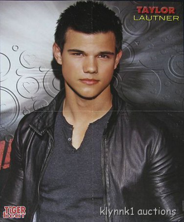 Taylor Lautner POSTER Centerfold  2387A Victoria Justice on back