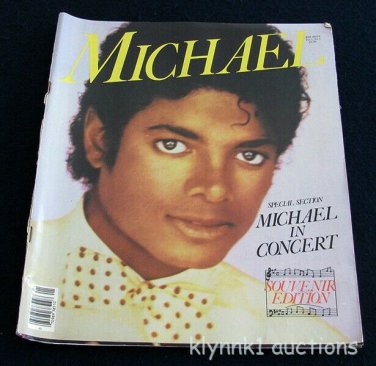 Michael Jackson in concert Oversize Magazine Souvenir Edition Vol 1 No 1 1984