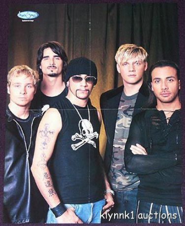 Backstreet Boys 2 Posters Centerfold Lot 546A Dream Christina Aguilera on back