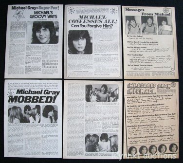 Michael Gray Super Fox Star Magazine 18 Full page Magazine Clippings 1970s V415