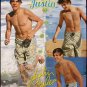 Justin Bieber shirtless on beach Poster Collectible 2738A  Jaden Smith on back