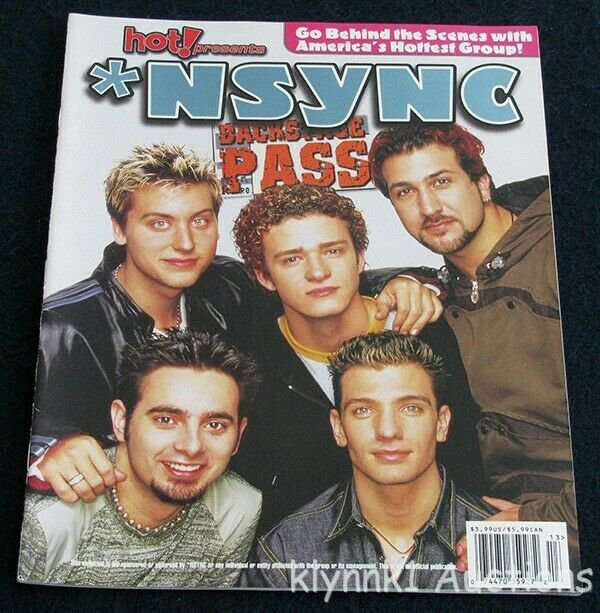 NSync Magazine Hot Presents Backstage Pass No Strings Attached ...