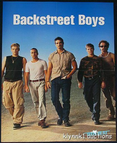 Backstreet Boys Kevin - 2 POSTERS Centerfold Lot 1126A 98 degrees Nick Lachey