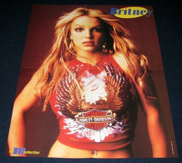 Britney Spears Poster Centerfold 277A  Eden's Crush on back