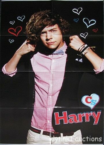 Harry Styles One Direction - 4 Wall POSTERS Centerfolds Lot 3207A more 1D back