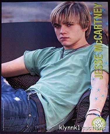 Jesse McCartney - 3 POSTERS Centerfolds Lot 169A Ashlee Simpson on the back