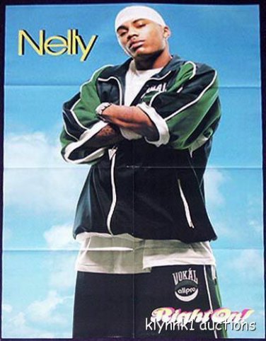 Nelly - Wall POSTER Centerfold 27A  Usher on back