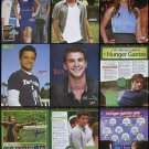 Liam Hemsworth Josh Hutcherson Hunger Games 27 Full Pg Pinups Articles Lot Z401