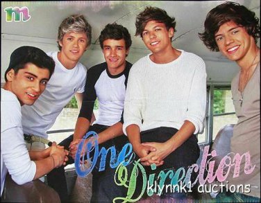 One Direction - 2 POSTERS Centerfolds Lot 3112A Selena Gomez on the back