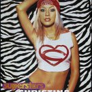 Christina Aguilera 2 Posters Centerfold Lot 2736A Nsync Justin Timberlake