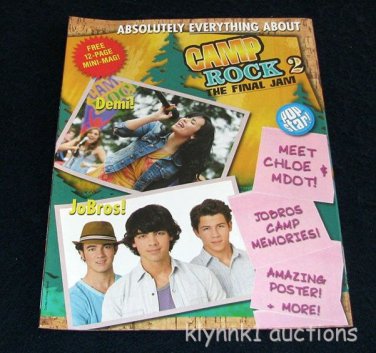Nick Jonas Brothers Joe Camp Rock Full page Mini Magazine and Poster Lot J332