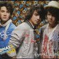 Jonas Brothers Joe Nick 3 POSTERS Centerfolds Lot 2812A Kevin Jonas on the back