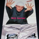 Nick Carter Poster Centerfold Collectible 3604A Joey Fatone on back