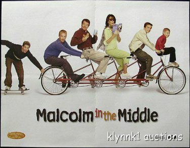Malcolm in the Middle Poster Centerfold 2661A The Simpsons on back