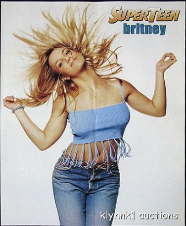 Britney Spears Poster Centerfold 2734A Hanson Taylor Ike Zac on back