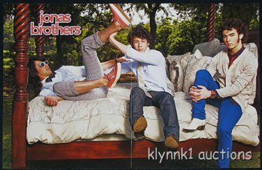 Jonas Brothers Nick Joe Kevin - 3 POSTERS Centerfolds Lot 849A David Taylor back