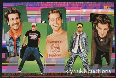 NSync - 3 POSTERS Centerfolds Collectibles Lot 1354A  Justin Joey mix on back
