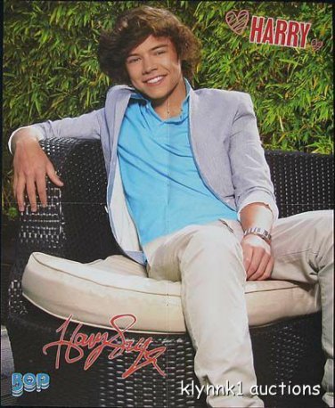 Harry Styles One Direction 3 POSTERS Centerfolds Lot 3064A Justin Bieber on back