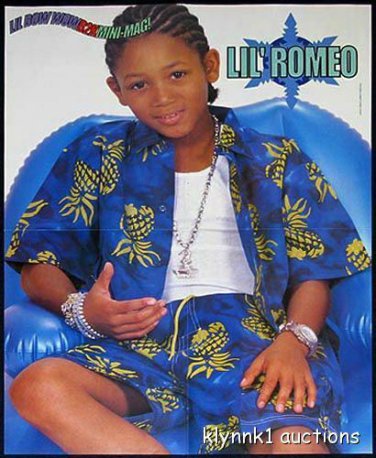 Lil Romeo 3 POSTERS Centerfolds Lot 1010A IMX Juvenile on the back