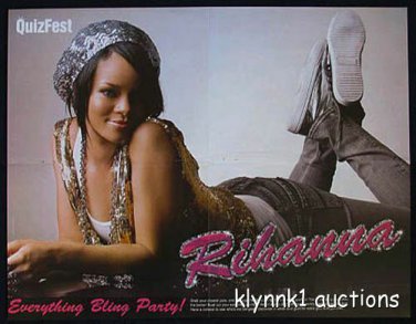 Rihanna - POSTER Centerfold 837A  Jonas Brothers on back
