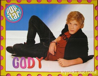 Cody Simpson 2 POSTERS Centerfolds Lot 3255A Taylor Swift on the back