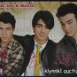 Jonas Brothers Joe Nick Kevin 3 POSTERS Centerfold Lot 1877A Selena Gomez