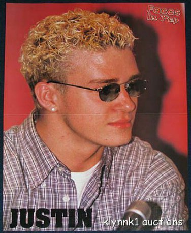 Justin Timberlake Poster Centerfold 1042A  Backstreet Boys on the back