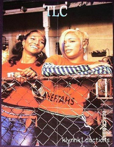 TLC "Chilli" Poster Centerfold 491A Mario on the back