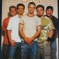 Lance Bass Joey Fatone 2 POSTERS Centerfold Lot 272A NSync O-Town on back