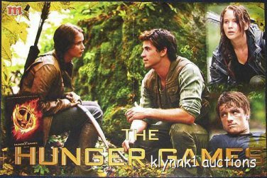 Hunger Games Liam Josh Katniss  - 4 POSTERS Centerfolds Lot 2536A Taylor Lautner