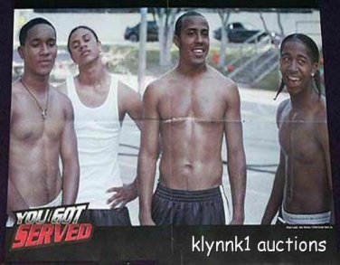 B2K Omarion J-Boog - 2 POSTERS Centerfolds Lot 783A  IMX  Marques Houston