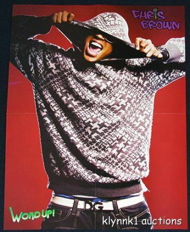 Chris Brown Scooter 2 POSTERS Magazine Centerfolds Lot 1461A  Scooter on back