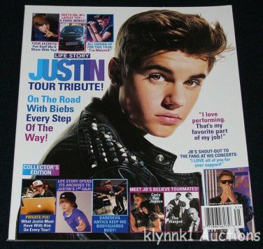 Justin Bieber Life Story Magazine Tour Tribute Collectible January 2013