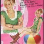 Cody Linley POSTER Magazine Centerfold 323A Ashley Tisdale on back
