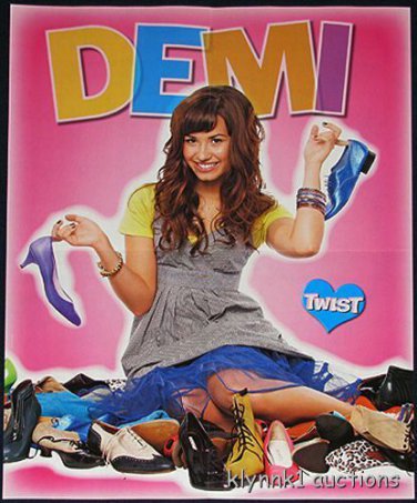 Demi Lovato 2 Posters Centerfold Lot 1556A Ashley Tisdale & Camp Rock on back