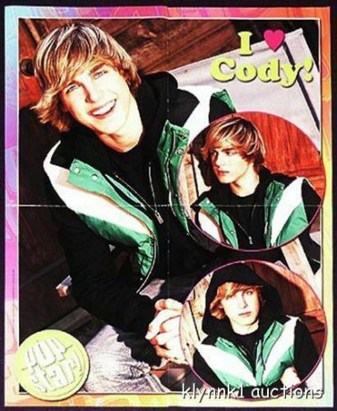 Cody Linley 2 POSTERS Centerfolds Lot 678A Vanessa Hudgens on the back