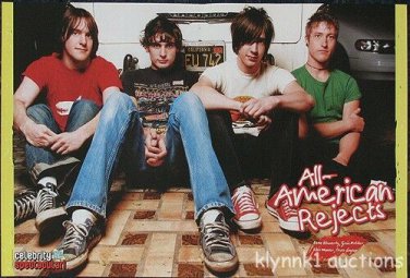 All American Rejects POSTER Centerfold 3241A Corbin Bleu on back