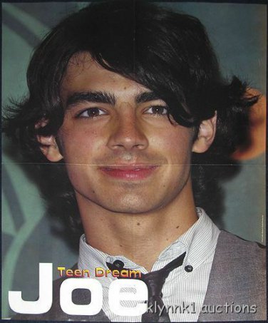 Joe Jonas Brothers 2 Posters Centerfold Lot 2485A Demi Lovato on the back