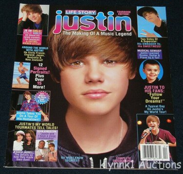 Justin Bieber Life Story Magazine Making a Music Legend Collectible Nov 2010