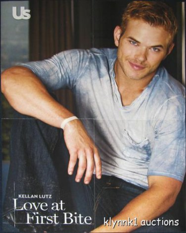 Kellan Lutz Taylor Lautner 2 Poster Centerfold Lot 2511A BooBoo Stewart on back
