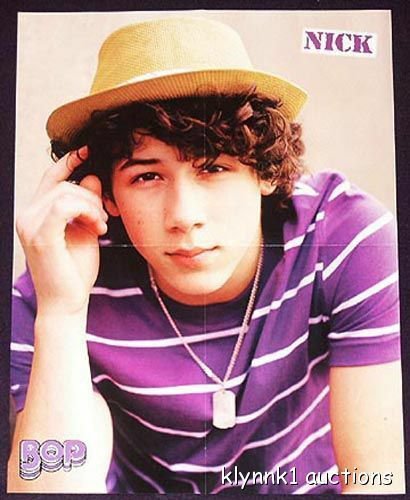 Nick Jonas Brothers - 2 POSTERS Centerfolds Lot 829A Aly AJ Vanessa ...