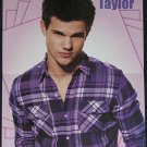 Taylor Lautner POSTER Centerfold 1924A  Victoria Justice on the back