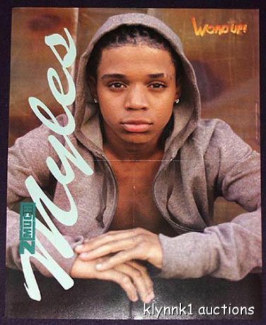 2Much Myles Marcel 3 POSTERS Centerfolds Lot 443A  2Much & Lil J Xavier on back
